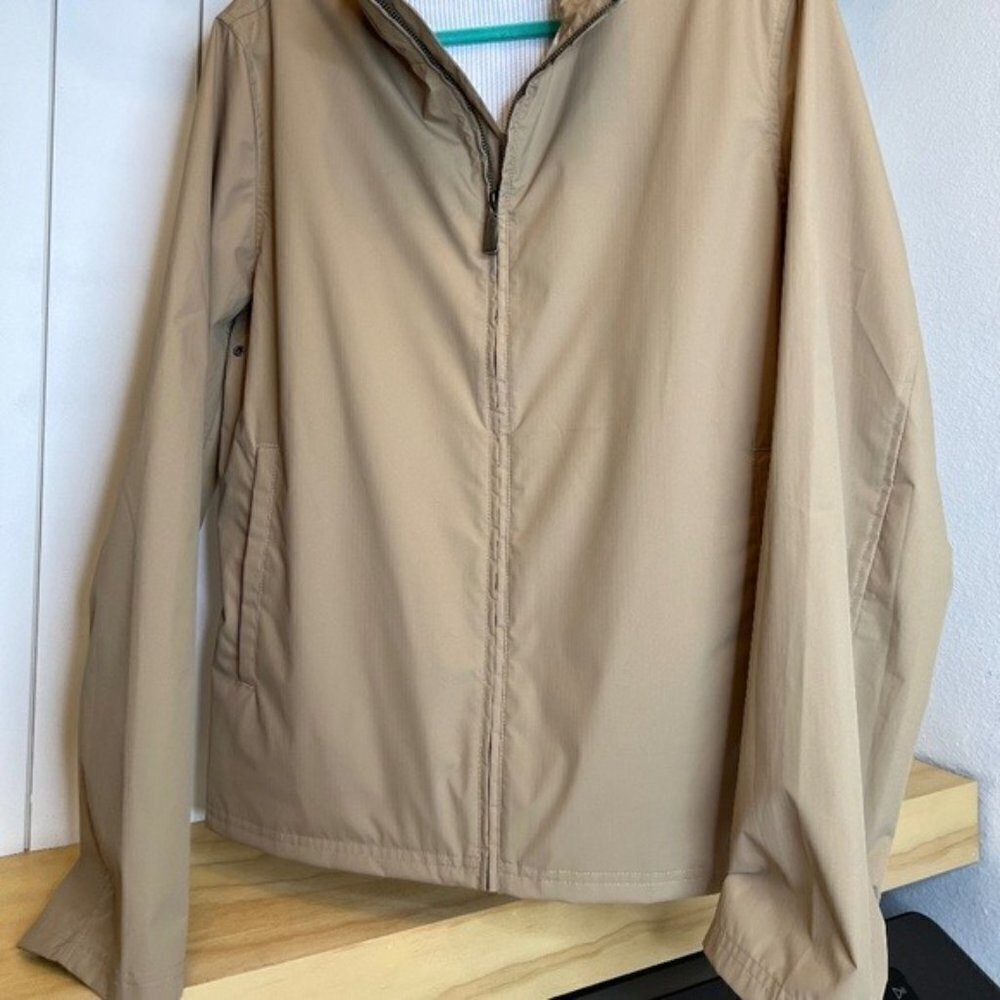 Brooks Brothers Men's Polyester Full Zip Lightweight Rain Jacket Size Medium - Picture 3 of 13